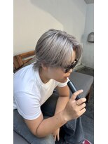 メンズラピス 栄店(Men's Lapis)&nbsp;ハイトーンカラー×センターパート