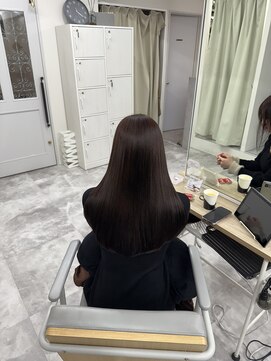 アチェロ(Acero.) 韓国風レイヤー×前髪長め×20～30代グレージュ