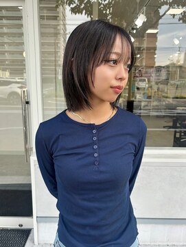 ミル(mir) 透明感たっぷり地毛風greige