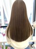 【自然なストレートにしたい】カット＋髪質改善ストレート＋TR  ￥28600→