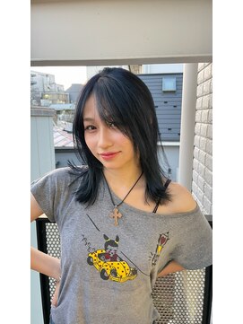 ロンドアンメゾン 原宿(Lond un Maison.) くびれヘア/アプリコットオレンジ/韓国/ブリーチ/レイヤー/原宿