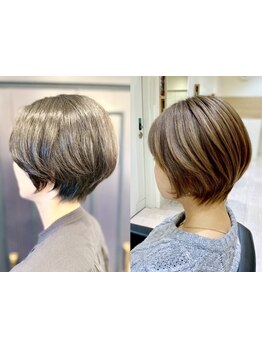高いカット技術で、一人ひとりの骨格に合った似合わせショートスタイルへ♪毎朝のスタイリングも簡単に◎