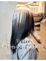 グロウ 渋谷(grow)&nbsp;【ホワイト×ブラック】コントラストルーツカラー