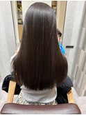 本物の縮毛矯正　手でザーっと乾かしただけ