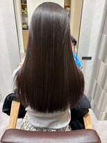 高難易度縮毛矯正&nbsp;本物の縮毛矯正　手でザーっと乾かしただけ