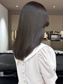 メゾンマイル 恵比寿(maison mile) オリーブグレージュ/透明感カラー/レイヤーカット/恵比寿駅