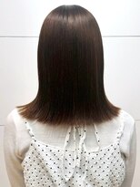 カミラボ(KAMI LABO) ミディアム 髪質改善 ストレートヘア 20代 30代 ダークブラウン