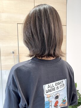 グラフ 鎌倉(GRAFF) 20代30代40代ハイライト_外はねボブ_切りっぱなしボブ_ロブ
