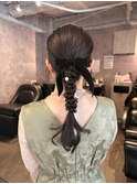 《あやね》ヘアセット／編みおろし