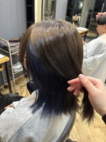アルター(aL ter) ワンホンレイヤー/ミルクティーブロンド/ダークブルー/鎌取