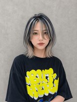 エニル 越谷店(enil)&nbsp;＊アンブレラカラー×レイヤーボブ[似合わせ/くびれボブ]