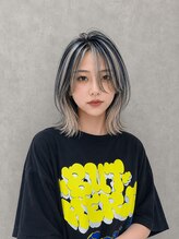 エニル 越谷店(enil)&nbsp;＊アンブレラカラー×レイヤーボブ[似合わせ/くびれボブ]