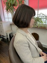 ヘアー ステア(hair stare)&nbsp;ボブ×ダークアッシュブラウン