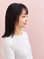 ウォーターリリー(Water Lily)&nbsp;30代40代50代外ハネミディアムレイヤー髪質改善酸性ストレート