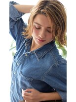 リマ(RIMA)&nbsp;【RIMA】 外国人風☆透明感Ash beige×リップラインBob