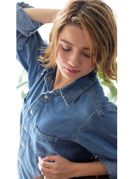 リマ(RIMA) 【RIMA】 外国人風☆透明感Ash beige×リップラインBob