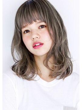 ヘアサロンガリカアオヤマ(hair salon Gallica aoyama) 『 グレージュ & 毛束感 』ひし形シルエット切りっぱなしボブ☆