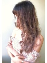 セルカ 高田馬場(CERCA)&nbsp;外国人風ピンクグレージュグラデーションカラー【CERCA高田馬場