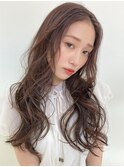 デジタルパーマ/グレージュ/ゆるふわ/くびれ