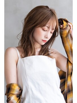 エース (ACE) ACE 横浜 透明感ブラウン×ゆるふわカール