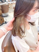 ネオリーブアイム 横浜西口店(Neolive aim)&nbsp;フォギーベージュ インナーカラー【横浜】