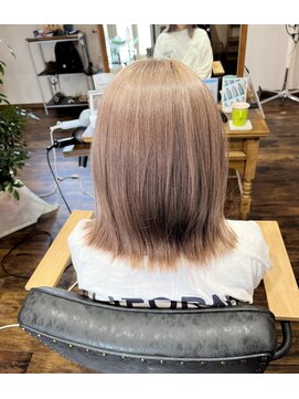 ジーワンヘアー(G1 HAIR) 【レディース】ミルクティーグレージュカラー