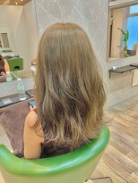 ルシードスタイルサワ(LUCIDO STYLE sawa)&nbsp;20代30代40代ミルクティベージュオルチャンヘアハイトーン