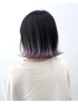 アライブ キチジョウジ(ALIVE Kichijoji) 【ALIVE吉祥寺】グラデーションカラーペールラベンダーシルバー