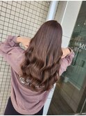 ブラウンカラーロングスタイル☆