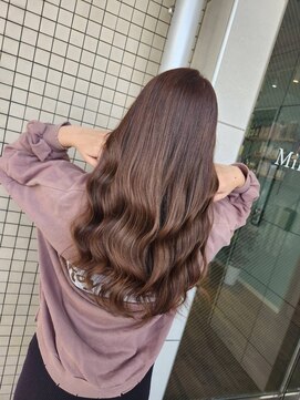 ミラシィ 稲毛(Mirashy) ブラウンカラーロングスタイル☆