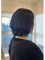 ヘアーサロン リアン 鴻巣店(hair salon Rien)&nbsp;ネイビーブルー/ボブレイヤー