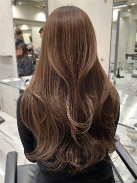 サイン 表参道(SIGN) 韓国ヘアイメチェンハッシュカット似合わせカットレッドブラウン