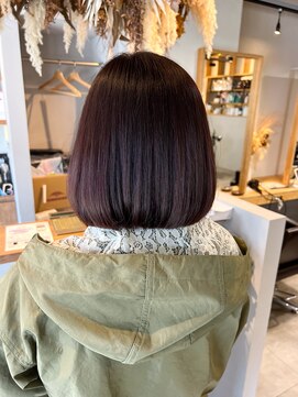 レオン(Re:ON) チェリーブラウンボブ