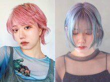 毎月リーズナブルな価格で通える当サロンでおしゃれヘアスタイルに！[ブリーチ/ダブルカラー]