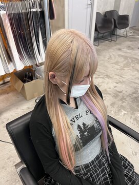 ラブスタシー 小倉店 #シールエクステ #エクステ #インナーカラー