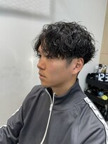 フィフス 渋谷(fifth)&nbsp;波巻きスパイラルパーマシャドウパーマメンズマッシュカット渋谷