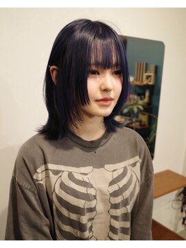 ヨー(Yoh-) 【ミディアムウルフ/中里千尋】ウルフ/ウルフ仙台/レイヤー