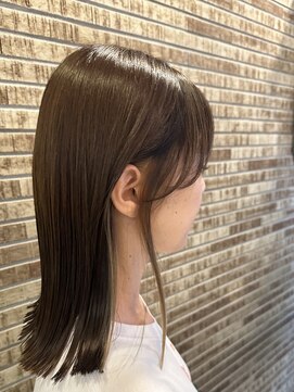 リファイン 羽村店 大人可愛い/外ハネロブ/インナーカラー/羽村/20代30代40代50代◎