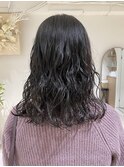 【RYOSUKE】ミディアムパーマ_コテ巻き風パーマ_クリームパーマ