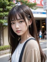 オルク 札幌大通(Orque)&nbsp;レイヤーロングストレートワンカール20代30代40代大人可愛い