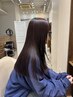 メンテナンスカット無料+髪質改善カラー+23種から選べるトリートメント￥8000
