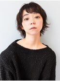 マッシュショート/アッシュカラー/マッシュウルフ/ウルフパーマ