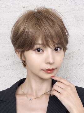 ローネス ギンザ(LONESS ginza) エアリーショート/ハイトーン/ことりベージュ/くびれショート