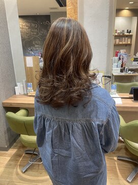 アニュー ヘア アンド ケア(a New hair&care) 20代30代40代ナチュラルハイライト立体感アッシュベージュ