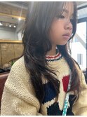 【キッズカット】顔周りハイレイヤー