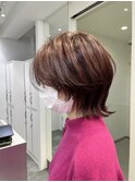 丸みボブ黒髪髪質改善ボブ縮毛矯正レイヤー20代30代40代[表参道]