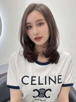 ノイズオオサカ 天王寺店(NOISM OSAKA)&nbsp;20代30代40代フェイスフレーミングカラーロングウルフ外ハネボブ