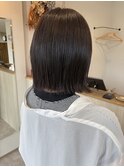 ボブ×艶ラベンダーカラー