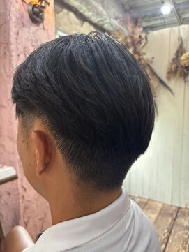 ロッソバイアルター 鎌取(ROSSO by aL-ter) スパイキーショート/ブルーブラック/フェザーパーマ/鎌取/石橋