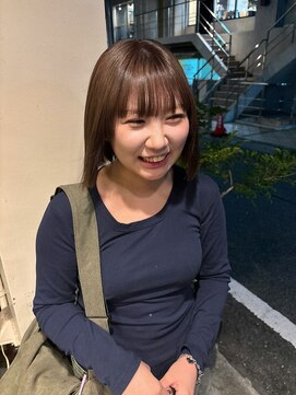 エヴリンアンドペイジ(Evelyn&paige) マロンブラウン/ミルクティーベージュ【神戸元町/水原】